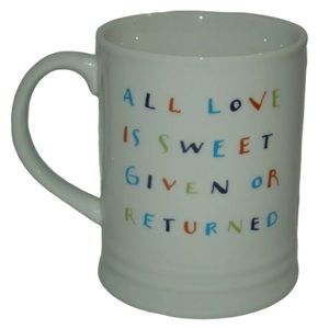 Fringe Studio Love Is Sweet Given or Returned Mug